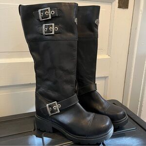 Harley-Davidson Black Leather Boots